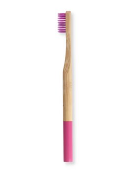 Spazzolino in Bamboo Setole Morbide - Rosa - 4