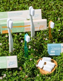 Spazzolino in fibra vegetale - Setole Medie - 6