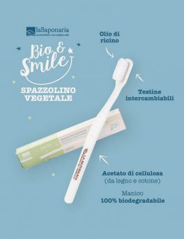 Spazzolino in fibra vegetale - Setole Medie - 7