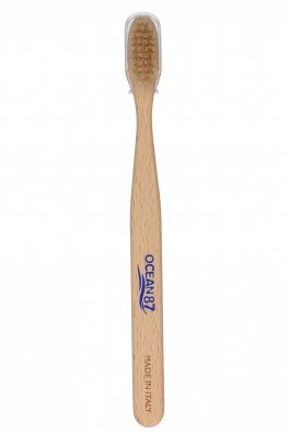 Spazzolino in Legno con Setole Medie - 1