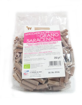 Specialità Integrale di Maccheroncini di Grano Saraceno Bio
