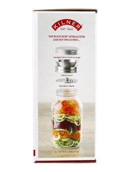 Spiralizer Kilner® Jar Set - Barattolo Spiralizzatore per Verdure - 6