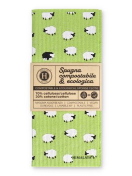 Spugna Compostabile ed Ecologica in Cellulosa Mood -  Sheep - 1