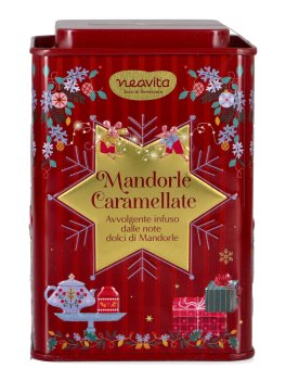 Square Tin Neavita Rosso con Infuso Mandorle Caramellate - 2