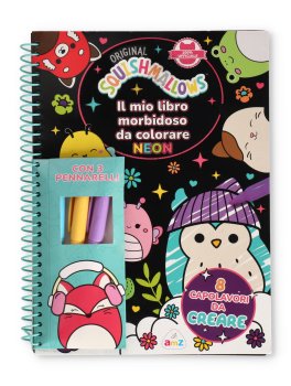 Squishmallows - Il Mio Libro Morbidoso da Colorare Neon — Libro - 1