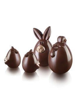 Stampi Termoformati per Uova di Cioccolato - Lucky Bunny - 2