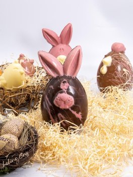 Stampi Termoformati per Uova di Cioccolato - Lucky Bunny - 6