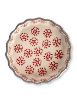 Mini Stampo in Ceramica per Crostata - Floral - 3