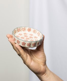 Mini Stampo in Ceramica per Crostata - Floral - 4