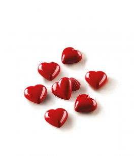 Stampo in Silicone - 12 Cioccolatini Cuore 3D - 5