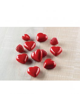Stampo in Silicone - 12 Cioccolatini Cuore 3D - 6