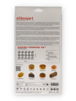 Stampo in Silicone Danish Cookies con 15 Formine per Pasticcini XS - 3