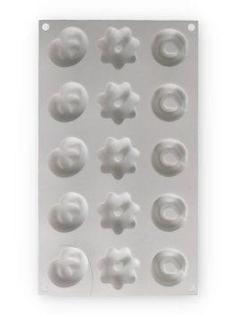 Stampo in Silicone Danish Cookies con 15 Formine per Pasticcini XS - 5