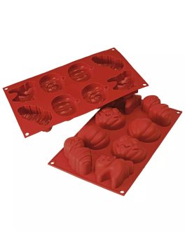 Stampo in Silicone Halloween Silikomart - 8 Formine - 2