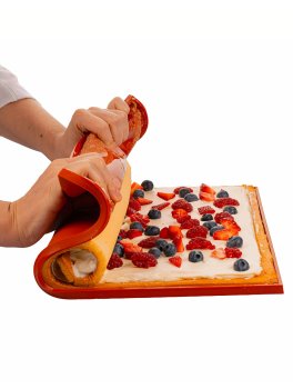 Stampo in Silicone per Pasticceria "Tapis Roulade" - 6