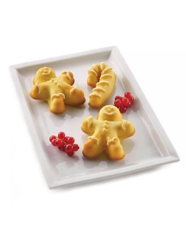 Stampo in Silicone Platinum Gingerbread Man - 3