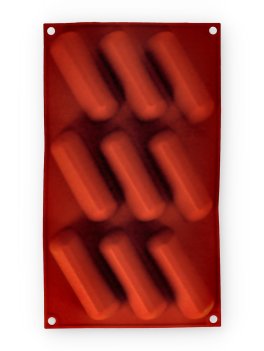 Stampo in Silicone Platinum per 9  Maxi Gianduiotti - 4