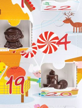 Stampo in Silicone Platinum per Cioccolatini Creative Xmas Countdown - 3