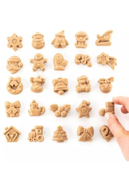 Stampo in Silicone Platinum per Cioccolatini Creative Xmas Countdown - 5