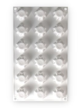 Stampo in Silicone Platinum per Mini Pandori di Natale con 18 Mimi Pandoro XS - 4