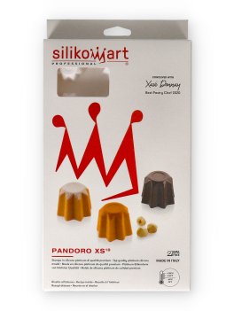 Stampo in Silicone Platinum per Mini Pandori di Natale con 18 Mimi Pandoro XS - 2
