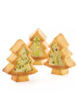 Stampo in Silicone Platinum Pino Natalizio - 8  Alberi di Natale - 5