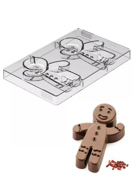 Stampo in Tritan™ Ginger-T per Cioccolatini Gingerbread Man - 1
