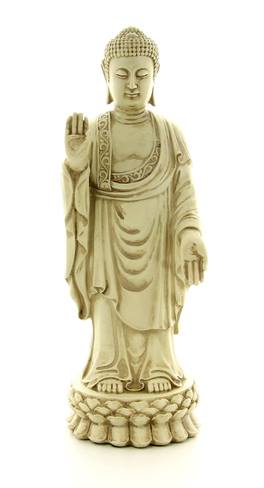 Statuetta Buddha in Piedi - Effetto Pietra
