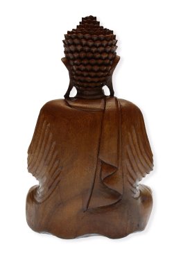 Statua Buddha Tibetano in Legno - 3