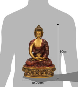 Statuetta Buddha - Meditation - Posizione del Loto - 5