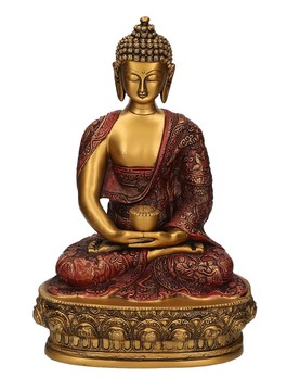 Statuetta Buddha - Meditation - Posizione del Loto - 1