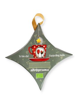 Stella Appendibile con 6 Bustine di Te Darjeeling Bio - Colori Vari - 3