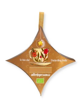 Stella Appendibile con 6 Bustine di Te Darjeeling Bio - Colori Vari - 4