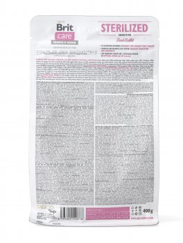 Sterilized Sensitive Coniglio Fresco Grain Free per Gatti - 3