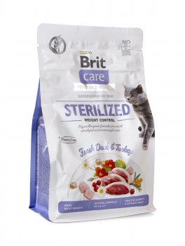 Sterilized Weight Control Anatra Fresca e Tacchino per Gatti - 2