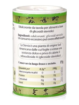 Stevia in Polvere - Barattolino con Dosatore - 3