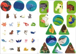 Stickerelli - Animali nel Mare, nel Bosco e in Fattoria — Libro - 3