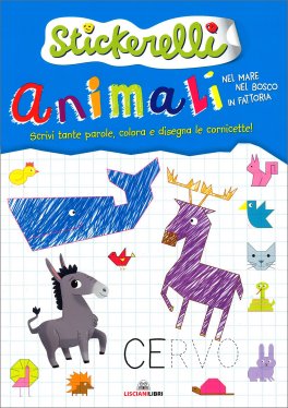 Stickerelli - Animali nel Mare, nel Bosco e in Fattoria — Libro - 1