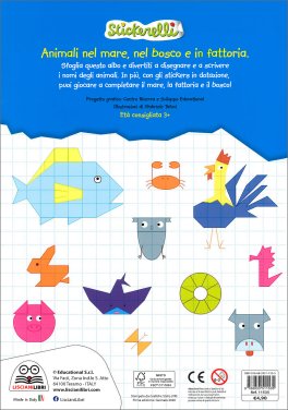 Stickerelli - Animali nel Mare, nel Bosco e in Fattoria — Libro - 2