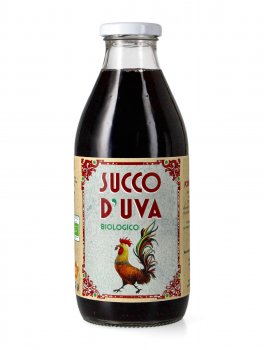 Succo d'Uva Rosso Biologico Biodinamico - 1