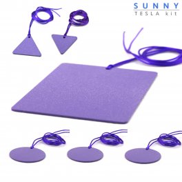 Sunny Tesla Plates - Piastre di Tesla Purpuree - Kit Famiglia