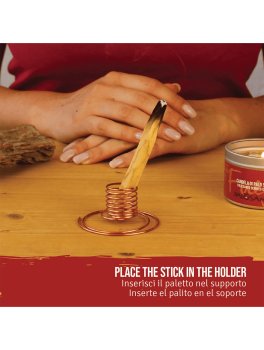 Supporto a Spirale per Smudge e Paletti di Palo Santo - 5