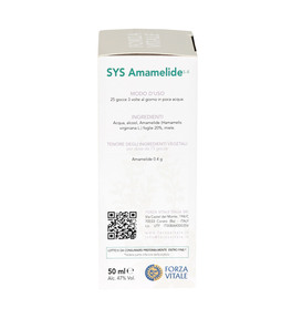 SYS Amamelide - Tintura Madre Spagirica Monopianta - 2