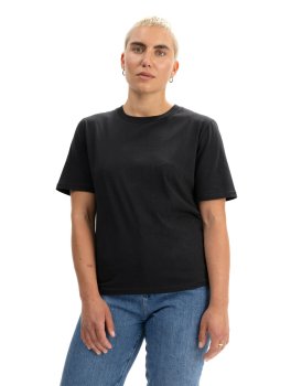 T-Shirt Donna in Cotone Biologico Tanika - Nero - 1