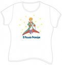 T-shirt Il Principe col Mantello - Bianca - Manica Corta - Il Piccolo Principe