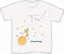 T-shirt Il Viaggio - Bianca Bambino