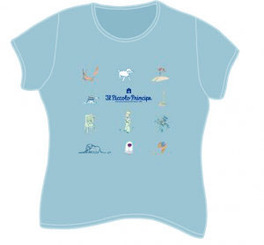T-shirt La Storia - Azzurra - Tg.s Fem. - Manica Corta - Il Piccolo Principe