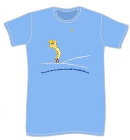 maglietta azzurra bambino