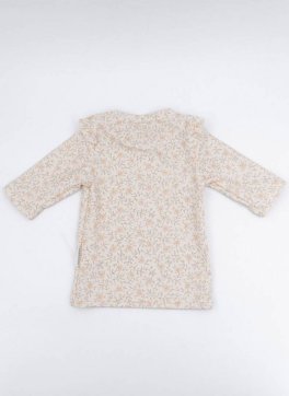 T-Shirt Mare Manica 3/4 UV50+ - Flower Cream - 2