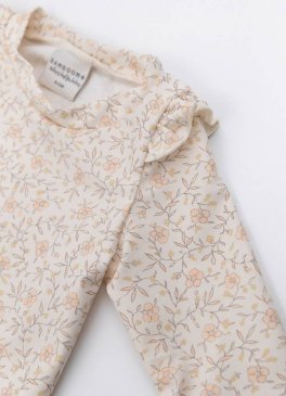 T-Shirt Mare Manica 3/4 UV50+ - Flower Cream - 3